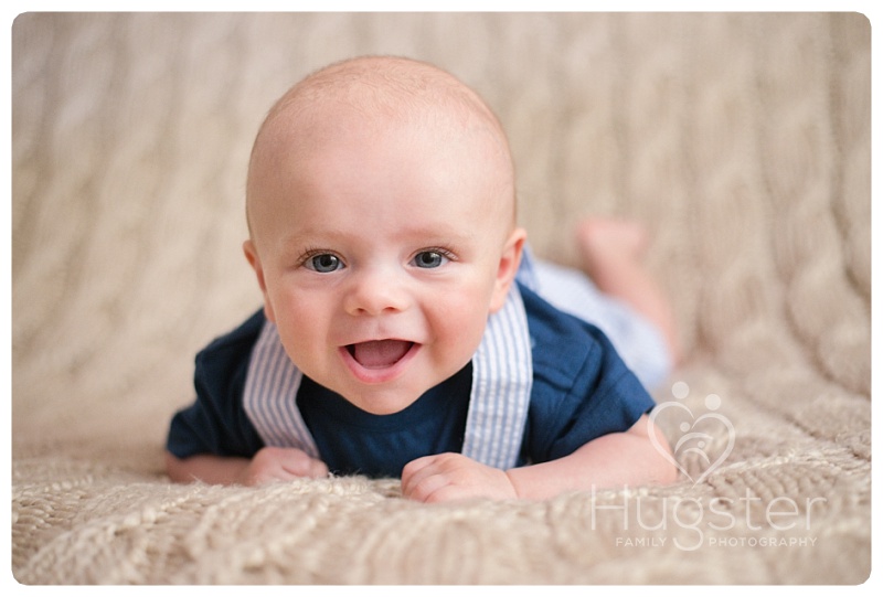 Cute Little Boy with Blue Eyes