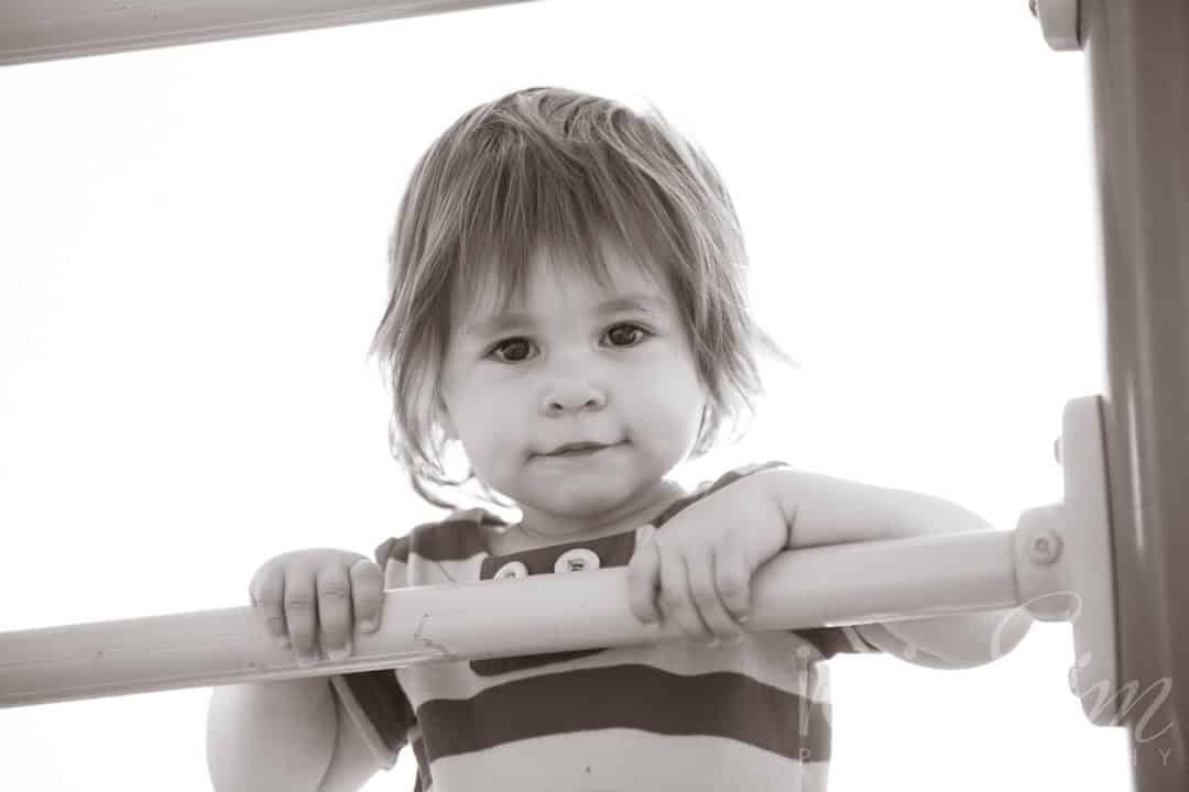 Black and White photo of a Girl