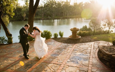 Paige and James’s Trentham Estate Winery Wedding, Mildura