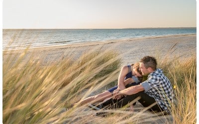 Carly and David’s Chelsea Beach Engagement Session