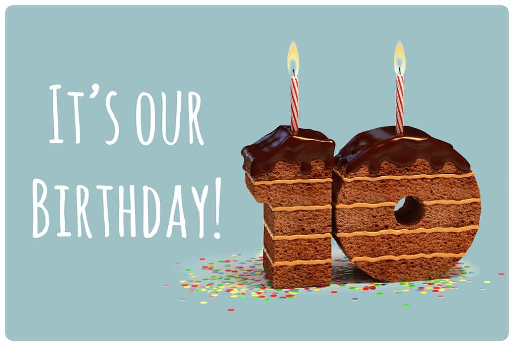 We're turning ten! Come and help us celebrate We're turning ten! Come and help us celebrate