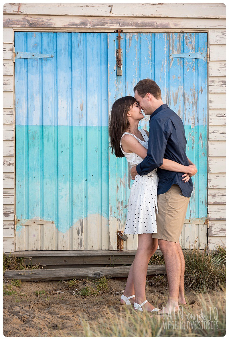 Natural Elegant Beach Engagement Portrait Beloved Fun Couple Wedding Iain Sim Jo Love Stories Park Melbourne 