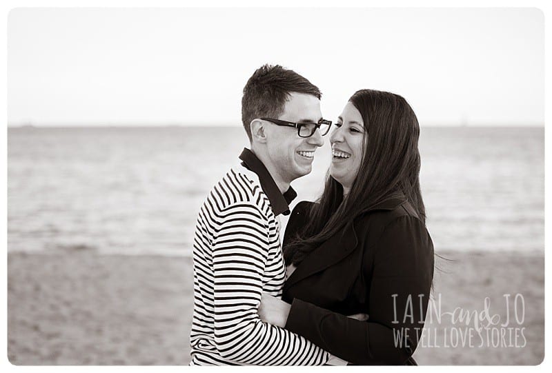 Natural Elegant Engagement Session Beach 