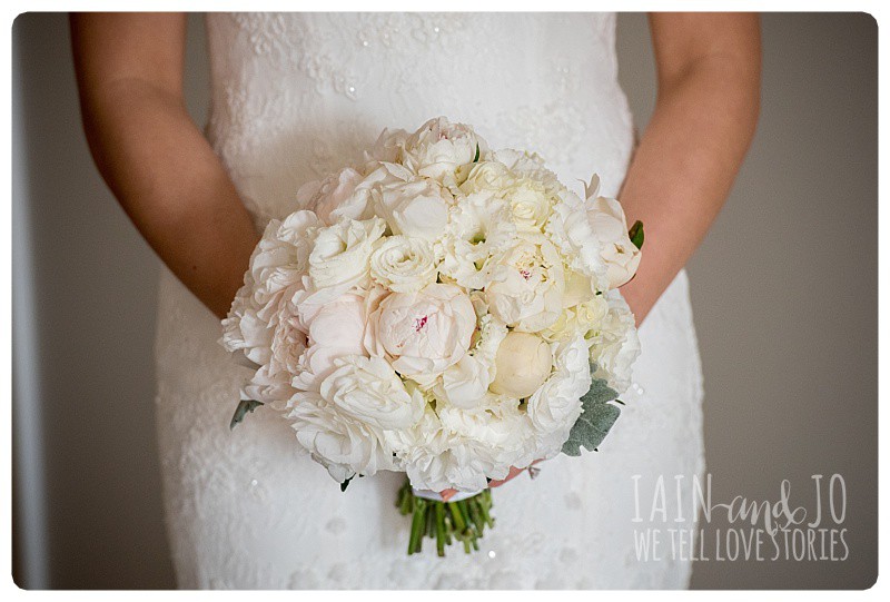 A gorgeous peonie bouquet by Levian Events