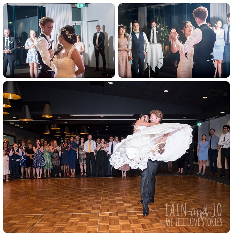 Dancing Groom and Bride