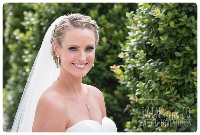 Beautiful Bride in Gown Solo Picture of the Bride