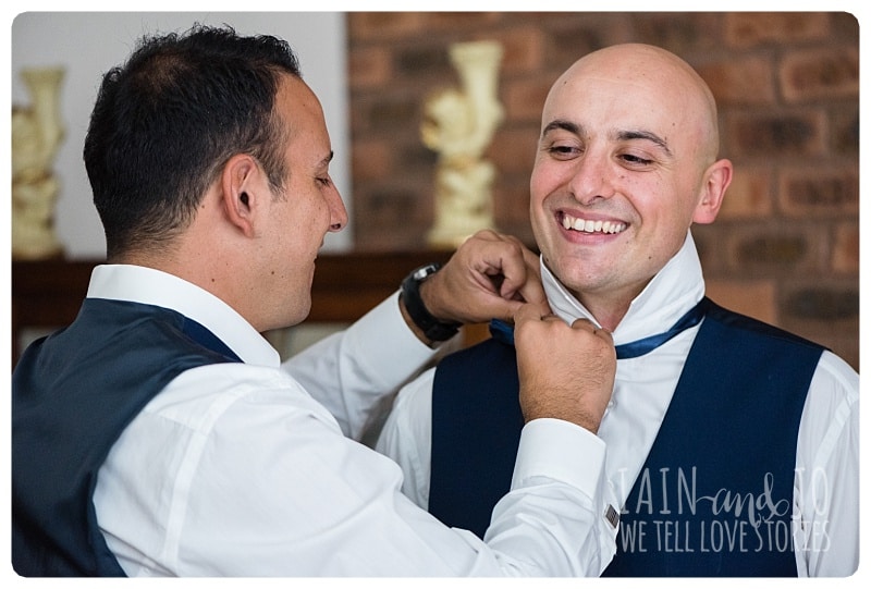 Helping the Groom with His Bow Preparation of the Groom