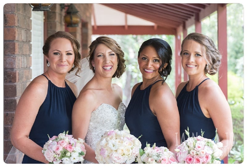 Photo of the Bride with Her Bridesmaids