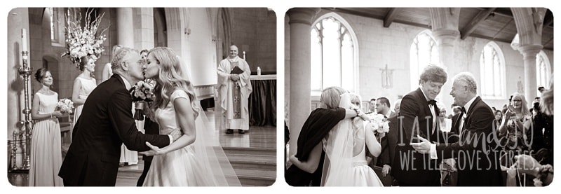 Bride and Groom Greeting Their Guests