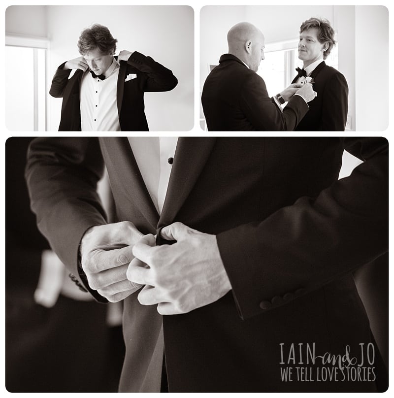 Groom Getting Ready For The Wedding Ceremony