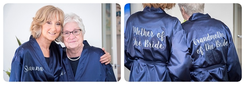 Mum and Grandma of the Bride In Robes