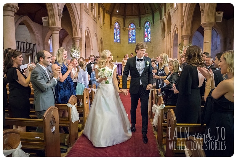 The Bride and The Groom After The Ceremony