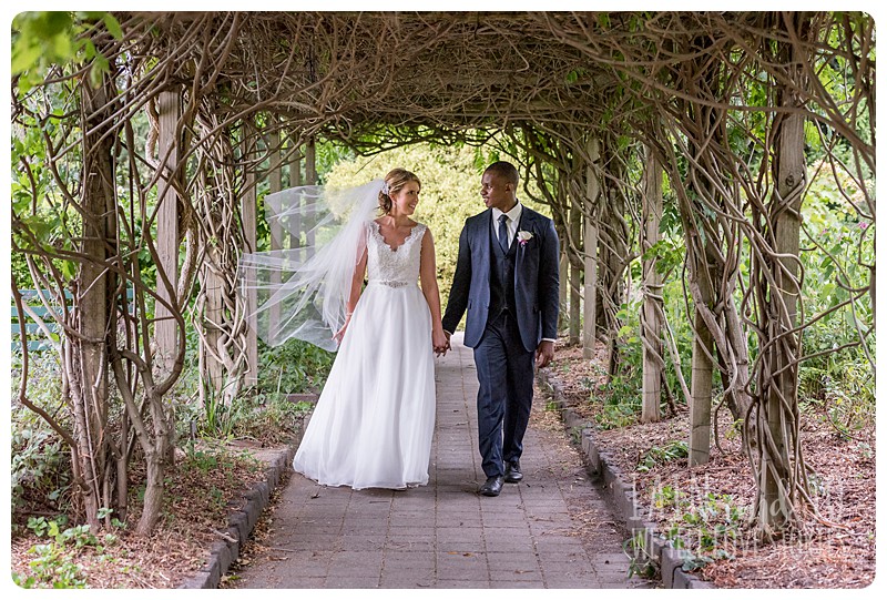 Bride and Groom Walking