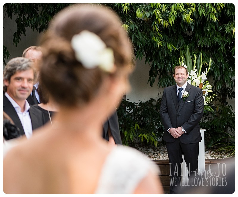 Seeing the bride at the Leonda by the Yarra