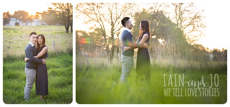 Outdoor engagement photos