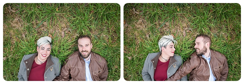 Couple Lying in the grass