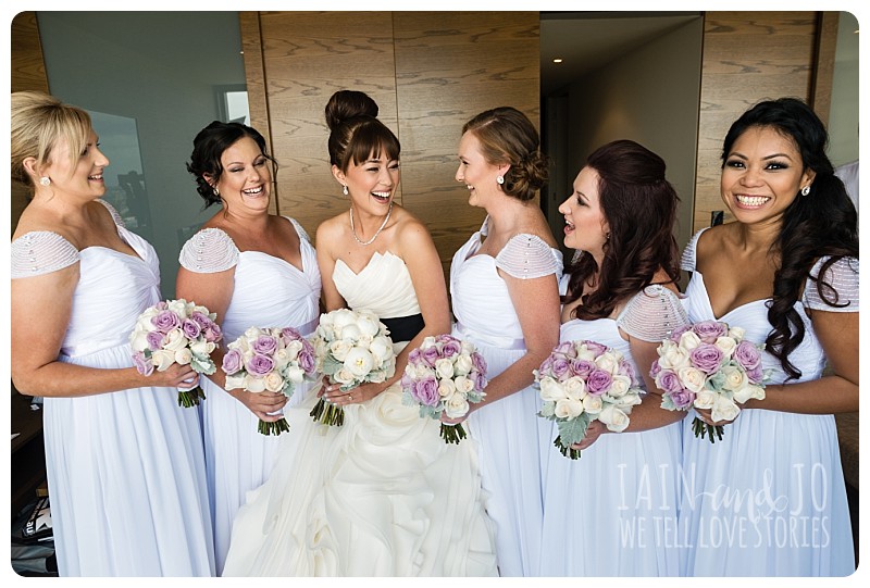 Bride with Bridesmaids