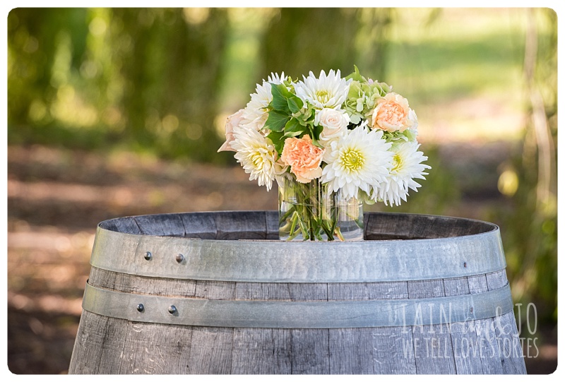 Natural photography of wedding bouquet