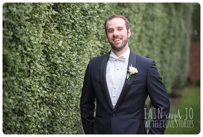 Outdoor pic of a groom