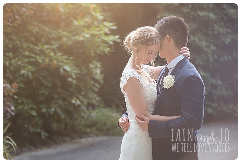 groom and wife at poet's lane