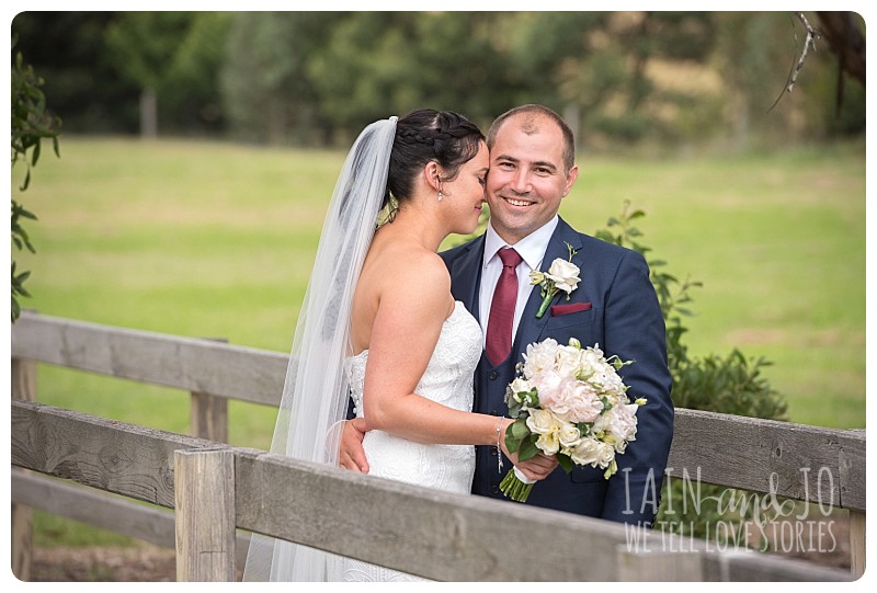 Couple on bridge